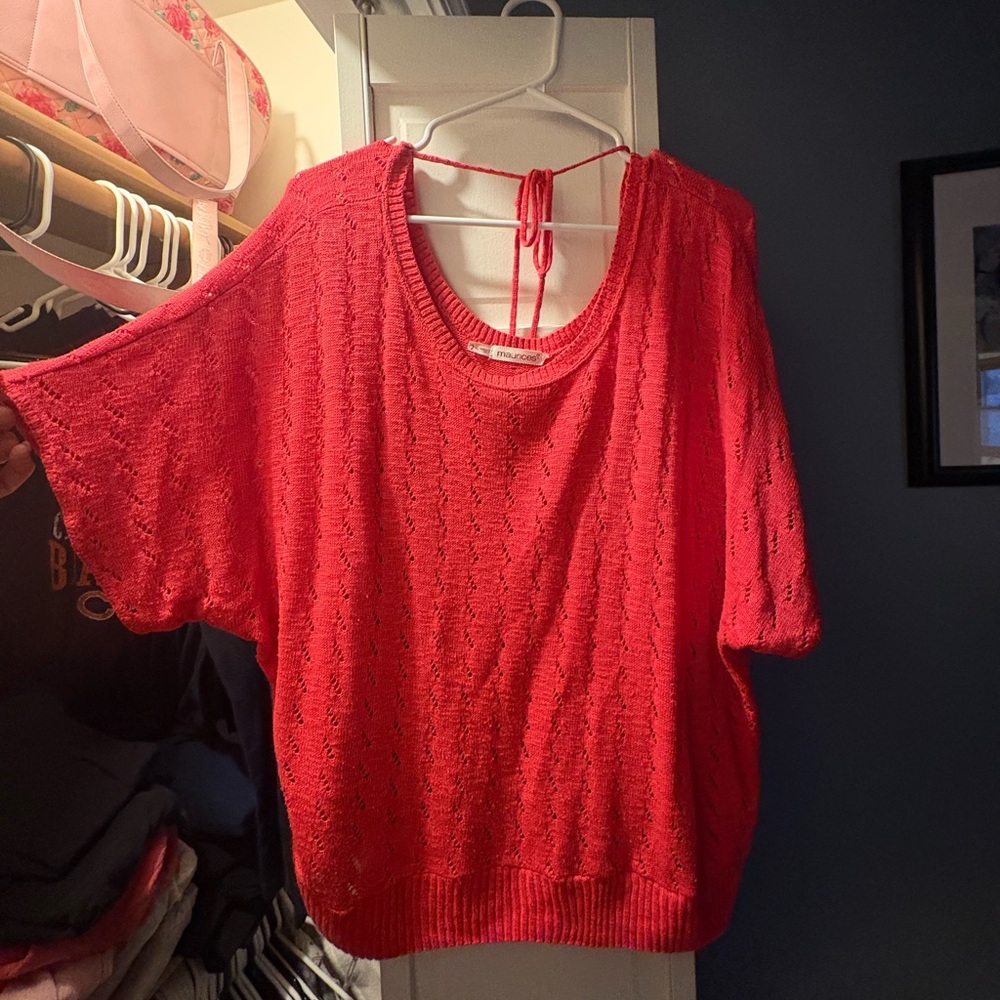 Maurice’s size 2 coral sweater